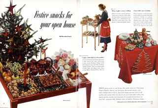 Better Homes & Gardens from 1952 | Festive snacks for your open house