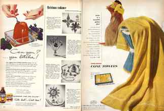 Better Homes & Gardens December 1952 Magazine Article: Page 104