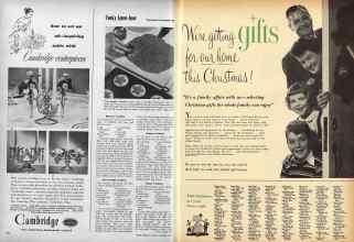 Better Homes & Gardens December 1952 Magazine Article: Page 126