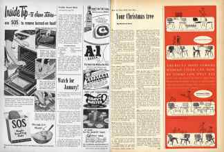 Better Homes & Gardens December 1952 Magazine Article: Page 128