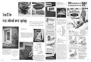 Better Homes & Gardens December 1952 Magazine Article: you'll be way ahead next spring