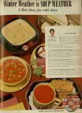 Better Homes & Gardens January 1953 Magazine Article: Winter Weather is SOUP WEATHER