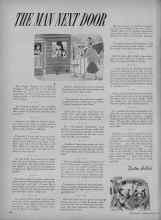 Better Homes & Gardens January 1953 Magazine Article: THE MAN NEXT DOOR