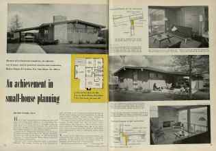 Better Homes & Gardens January 1953 Magazine Article: An achievement in small-house planning