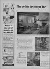 Better Homes & Gardens February 1953 Magazine Article: More use from the room you have