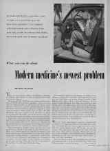 Better Homes & Gardens February 1953 Magazine Article: Modern medicine's newest problem