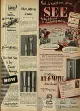 Better Homes & Gardens February 1953 Magazine Article: Silver patterns of today