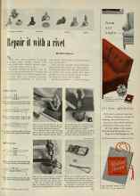 Better Homes & Gardens February 1953 Magazine Article: Repair it with a rivet