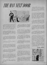 Better Homes & Gardens February 1953 Magazine Article: THE MAN NEXT DOOR