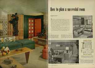 Better Homes & Gardens February 1953 Magazine Article: How to plan a successful room