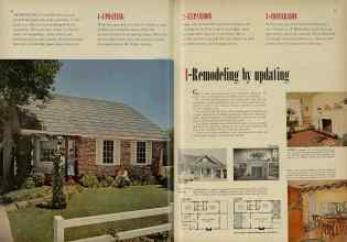 Better Homes & Gardens February 1953 Magazine Article: 1-Remodeling by updating