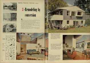 Better Homes & Gardens February 1953 Magazine Article: 3-Remodeling by conversion