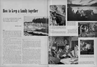Better Homes & Gardens February 1953 Magazine Article: How to keep a family together