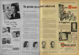 Better Homes & Gardens February 1953 Magazine Article: The questions you ask about crooked teeth