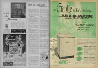 Better Homes & Gardens February 1953 Magazine Article: Page 166