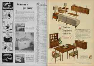 Better Homes & Gardens February 1953 Magazine Article: Page 176