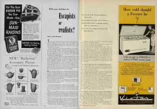 Better Homes & Gardens February 1953 Magazine Article: Escapists or realists?