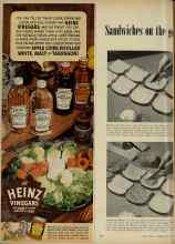 Better Homes & Gardens March 1953 Magazine Article: HEINZ VINEGARS