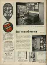 Better Homes & Gardens March 1953 Magazine Article: Guest room used every day