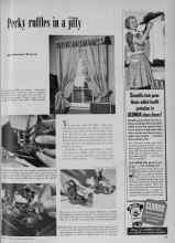 Better Homes & Gardens March 1953 Magazine Article: Perky ruffles in a jiffy