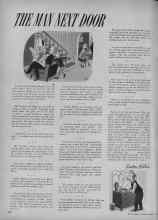 Better Homes & Gardens March 1953 Magazine Article: THE MAN NEXT DOOR