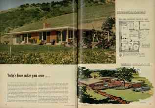 Better Homes & Gardens March 1953 Magazine Article: Page 54