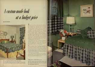 Better Homes & Gardens March 1953 Magazine Article: A custom-made look at a budget price