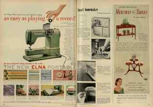 Better Homes & Gardens March 1953 Magazine Article: Page 166