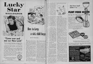 Better Homes & Gardens March 1953 Magazine Article: How to keep a sick child happy