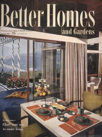 Better Homes & Gardens April 1953 Magazine Cover