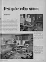 Better Homes & Gardens April 1953 Magazine Article: Dress-ups for problem windows