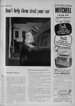 Better Homes & Gardens April 1953 Magazine Article: Don't help them steal your car