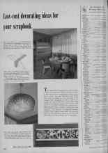 Better Homes & Gardens April 1953 Magazine Article: Low-cost decorating ideas for your scrapbook