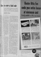 Better Homes & Gardens April 1953 Magazine Article: How to cure a bad code