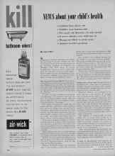 Better Homes & Gardens April 1953 Magazine Article: NEWS about your child's health
