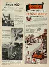 Better Homes & Gardens April 1953 Magazine Article: Garden clinic