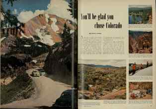 Better Homes & Gardens April 1953 Magazine Article: You'll be glad you chose Colorado