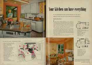 Better Homes & Gardens April 1953 Magazine Article: Your kitchen can have everything