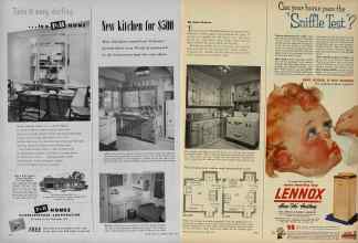 Better Homes & Gardens April 1953 Magazine Article: New kitchen for $500