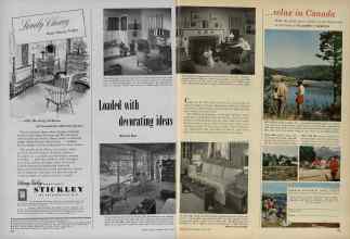 Better Homes & Gardens April 1953 Magazine Article: Loaded with decorating ideas