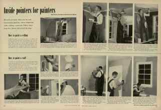 Better Homes & Gardens April 1953 Magazine Article: How to paint a wall