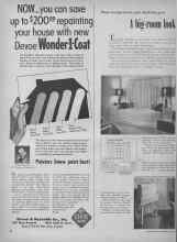 Better Homes & Gardens May 1953 Magazine Article: A big-room look