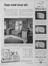 Better Homes & Gardens May 1953 Magazine Article: Change-around storage units