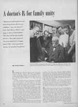 Better Homes & Gardens May 1953 Magazine Article: A doctor's R for family unity