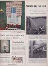 Better Homes & Gardens May 1953 Magazine Article: When to mow your lawn
