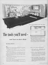 Better Homes & Gardens May 1953 Magazine Article: The tools you'll need--and how to store them