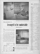 Better Homes & Gardens May 1953 Magazine Article: Their furniture is Arranged to be comfortable