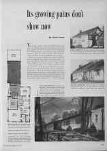 Better Homes & Gardens May 1953 Magazine Article: Its growing pains don't show now