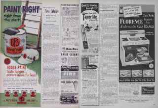 Better Homes & Gardens May 1953 Magazine Article: How to take care of New fabrics