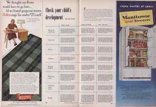 Better Homes & Gardens May 1953 Magazine Article: Check your child's development